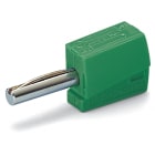 WAGO ELETTRONICA - Spina a banana.per presa da 4 mm Ø.verde