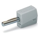WAGO ELETTRONICA - Spina a banana.per presa da 4 mm Ø.grigio