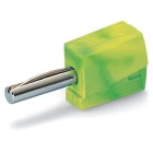 WAGO ELETTRONICA - Spina a banana.per presa da 4 mm Ø.verde-giallo