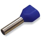 WAGO ELETTRONICA - Boccola doppia solo per la serie 811.Boccola per 2 x 2,5 mm / AWG 14.isolato.blu