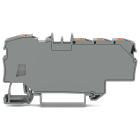 WAGO ELETTRONICA - Morsetto di distribuzione.con pulsante.1 x 6 mm² / 6 x 1,5 mm².grigio