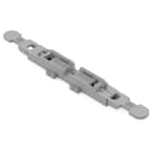 WAGO ELETTRONICA - Supporto di montaggio con piastra antistrappo.1 polo.per connettore di giunzione in linea con leva.grigio