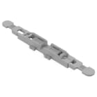 WAGO ELETTRONICA - Supporto di montaggio con piastra antistrappo.1 polo.per connettore di giunzione in linea con leva.grigio
