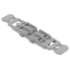 WAGO ELETTRONICA - Supporto di montaggio con piastra antistrappo.2 poli.per connettore di giunzione in linea con leva.grigio