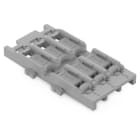 WAGO ELETTRONICA - Supporto di montaggio.3 poli.per connettore di giunzione in linea con leva.grigio