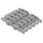 WAGO ELETTRONICA - Supporto di montaggio.5 poli.per connettore di giunzione in linea con leva.grigio