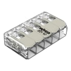 WAGO ELETTRONICA - Connettore di giunzione COMPACT.per tutti i tipi di conduttore.per applicazioni Ex-e.trasparente 221-485