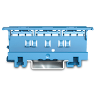 WAGO ELETTRONICA - Supporto di montaggio.Serie 221 - 4 mm².per montaggio su guida DIN-35/montaggio a vite.blu