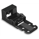 WAGO ELETTRONICA - Supporto di montaggio.per morsetti per 3 conduttori.Serie 221 - 4 mm².nero