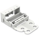 WAGO ELETTRONICA - Supporto di montaggio.morsetti per 5 conduttori.Serie 221 - 4 mm².bianco