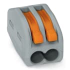 WAGO ELETTRONICA - Connettore di giunzione CLASSIC.per tutti i tipi di conduttore.max. 4 mm².grigio