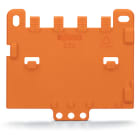 WAGO ELETTRONICA - Piastrina antistrappo.per supporto di montaggio.Serie 221 o 222, da innestare a scatto