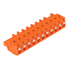 WAGO ELETTRONICA - Spina femmina per 1 conduttore.pulsante.Push-in CAGE CLAMP®.arancione