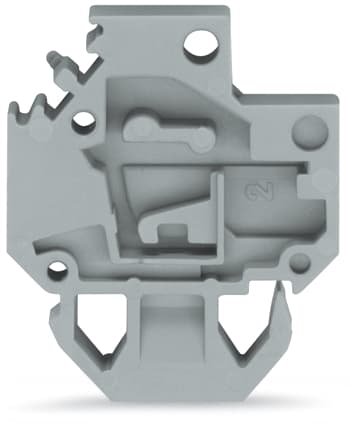 WAGO ELETTRONICA - Elemento cieco.per spessore della piastra di 1,5 mm.larghezza 6 mm.grigio