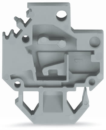 WAGO ELETTRONICA - Elemento cieco.per spessore della piastra di 2,5 mm.larghezza 6 mm.grigio