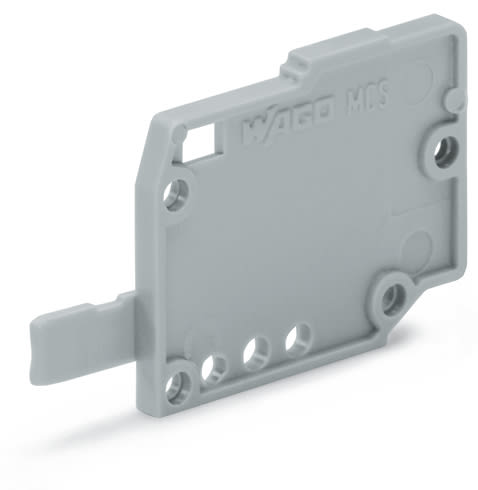 WAGO ELETTRONICA - Piastra terminale.spessore 1,5 mm.grigio