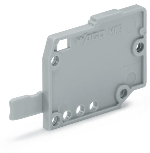 WAGO ELETTRONICA - Piastra terminale.spessore 1,5 mm.grigio