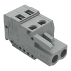 WAGO ELETTRONICA - Spina femmina per 1 conduttore.CAGE CLAMP®.2,5 mm².grigio