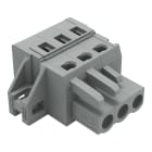 WAGO ELETTRONICA - Spina femmina per 1 conduttore.CAGE CLAMP®.2,5 mm².grigio
