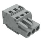 WAGO ELETTRONICA - Spina femmina per 1 conduttore.CAGE CLAMP®.2,5 mm².grigio