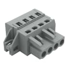 WAGO ELETTRONICA - Spina femmina per 1 conduttore.CAGE CLAMP®.2,5 mm².grigio