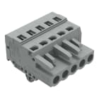 WAGO ELETTRONICA - Spina femmina per 1 conduttore.CAGE CLAMP®.2,5 mm².grigio