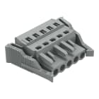 WAGO ELETTRONICA - Spina femmina per 1 conduttore.CAGE CLAMP®.2,5 mm².grigio