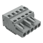 WAGO ELETTRONICA - Spina femmina per 1 conduttore.CAGE CLAMP®.2,5 mm².grigio