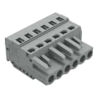 WAGO ELETTRONICA - Spina femmina per 1 conduttore.CAGE CLAMP®.2,5 mm².grigio