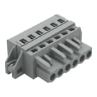 WAGO ELETTRONICA - Spina femmina per 1 conduttore.CAGE CLAMP®.2,5 mm².grigio
