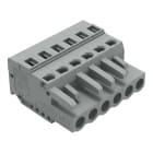 WAGO ELETTRONICA - Spina femmina per 1 conduttore.CAGE CLAMP®.2,5 mm².grigio