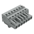 WAGO ELETTRONICA - Spina femmina per 1 conduttore.CAGE CLAMP®.2,5 mm².grigio