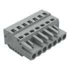 WAGO ELETTRONICA - Spina femmina per 1 conduttore.CAGE CLAMP®.2,5 mm².grigio