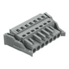 WAGO ELETTRONICA - Spina femmina per 1 conduttore.CAGE CLAMP®.2,5 mm².grigio