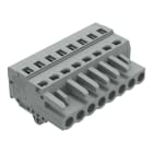 WAGO ELETTRONICA - Spina femmina per 1 conduttore.CAGE CLAMP®.2,5 mm².grigio