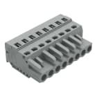 WAGO ELETTRONICA - Spina femmina per 1 conduttore.CAGE CLAMP®.2,5 mm².grigio