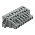 WAGO ELETTRONICA - Spina femmina per 1 conduttore.CAGE CLAMP®.2,5 mm².grigio