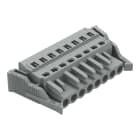 WAGO ELETTRONICA - Spina femmina per 1 conduttore.CAGE CLAMP®.2,5 mm².grigio
