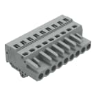 WAGO ELETTRONICA - Spina femmina per 1 conduttore.CAGE CLAMP®.2,5 mm².grigio