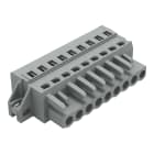WAGO ELETTRONICA - Spina femmina per 1 conduttore.CAGE CLAMP®.2,5 mm².grigio