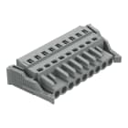 WAGO ELETTRONICA - Spina femmina per 1 conduttore.CAGE CLAMP®.2,5 mm².grigio