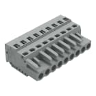 WAGO ELETTRONICA - Spina femmina per 1 conduttore.CAGE CLAMP®.2,5 mm².grigio