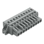 WAGO ELETTRONICA - Spina femmina per 1 conduttore.CAGE CLAMP®.2,5 mm².grigio