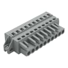 WAGO ELETTRONICA - Spina femmina per 1 conduttore.CAGE CLAMP®.2,5 mm².grigio