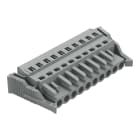 WAGO ELETTRONICA - Spina femmina per 1 conduttore.CAGE CLAMP®.2,5 mm².grigio