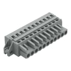 WAGO ELETTRONICA - Spina femmina per 1 conduttore.CAGE CLAMP®.2,5 mm².grigio
