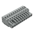 WAGO ELETTRONICA - Spina femmina per 1 conduttore.CAGE CLAMP®.2,5 mm².grigio
