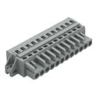 WAGO ELETTRONICA - Spina femmina per 1 conduttore.CAGE CLAMP®.2,5 mm².grigio