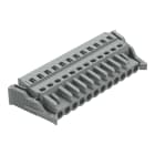 WAGO ELETTRONICA - Spina femmina per 1 conduttore.CAGE CLAMP®.2,5 mm².grigio