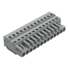 WAGO ELETTRONICA - Spina femmina per 1 conduttore.CAGE CLAMP®.2,5 mm².grigio